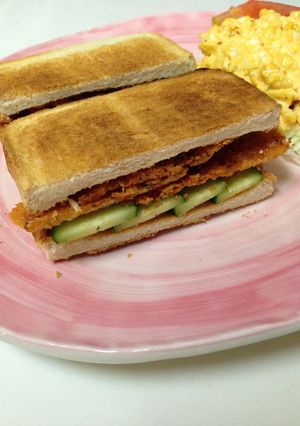 パリパリチーズのぺたんこサンド-レシピのメイン写真