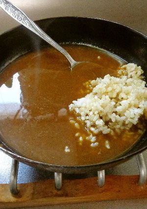 最貧の具なしカレー-レシピのメイン写真