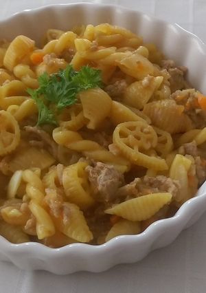 ワンポットパスタ★サラマカでドライカレー-レシピのメイン写真