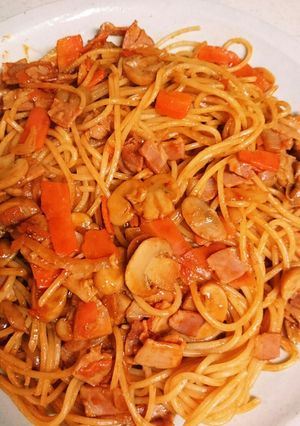 うちのナポリタン-レシピのメイン写真