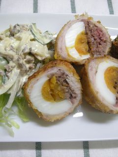 なんちゃってスコッチエッグ風フライ-レシピのメイン写真