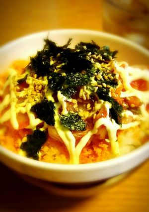 のせるだけ!鮭フレーク&キムチ丼☆-レシピのメイン写真