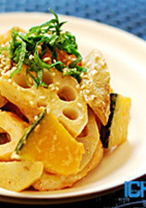 ちくわと焼き根菜のごまだれサラダ-レシピのメイン写真