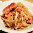 ミョウガと焼き油揚げのめんつゆあえ