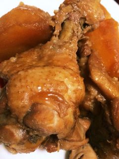 圧力鍋で手羽元甘辛煮・。♪*+o-レシピのメイン写真