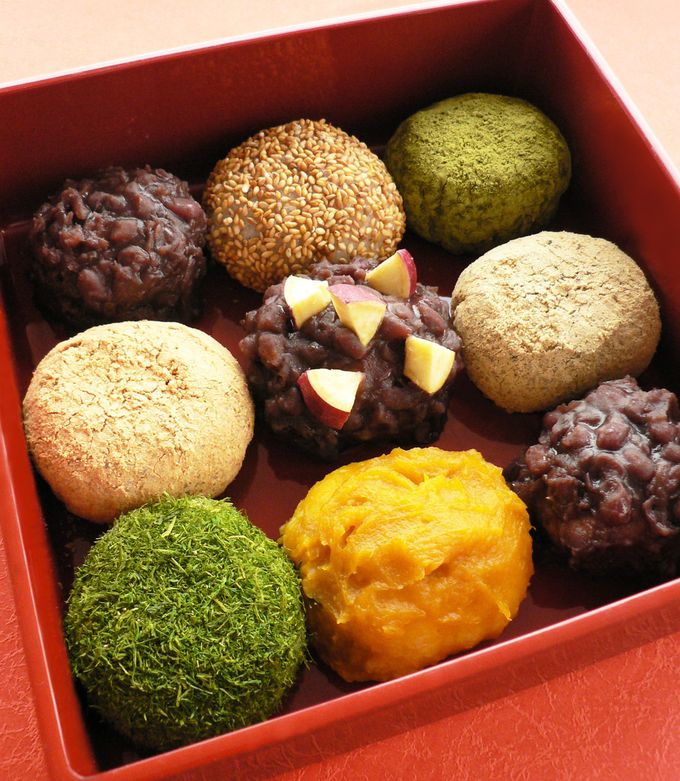 餡から作る真心五色おはぎ（ぼた餅） by 今日の献立・山城屋