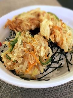 さくっと美味☆切り干し大根のかき揚げ丼-レシピのメイン写真