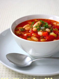 野菜たっぷり★白いんげん豆のトマトスープ-レシピのメイン写真