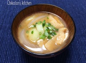 【 じゃがいもと玉ねぎのお味噌汁♪ 】-レシピのメイン写真