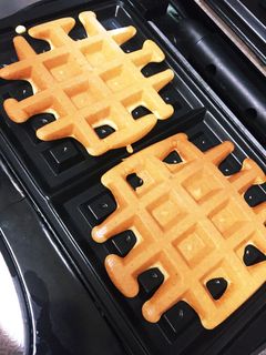 HMで*超簡単!美味なモチモチワッフル-レシピのメイン写真