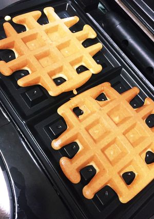 HMで＊超簡単！美味なモチモチワッフル-レシピのメイン写真