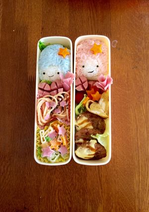 簡単♪キャラ弁♪キキ&ララ風おにぎり♪-レシピのメイン写真
