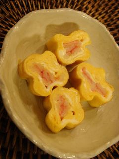 お花の玉子焼き-レシピのメイン写真
