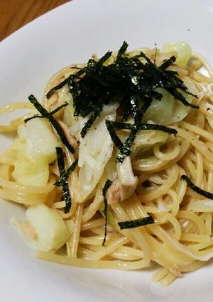フライパンで和風ツナとキャベツパスタ-レシピのメイン写真