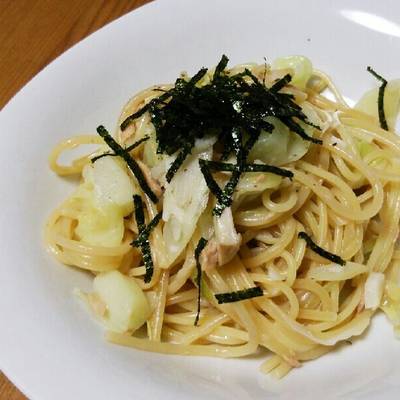 キャベツ パスタ 和風 コレクション フライパン