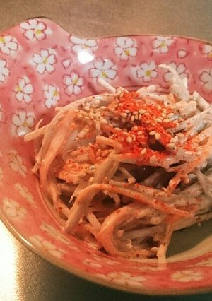 レンジで作るごぼうサラダ-レシピのメイン写真