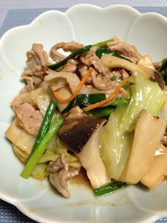 エリンギと豚肉キャベツのコク炒め-レシピのメイン写真