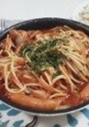 ワンポットパスタ トマトスープパスタ-レシピのメイン写真