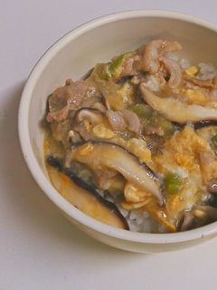 豚こま卵あんかけ丼-レシピのメイン写真