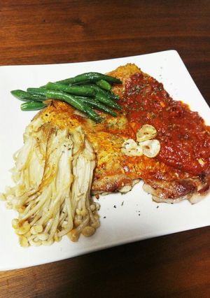（パリパリ）チキンガーリックステーキ-レシピのメイン写真