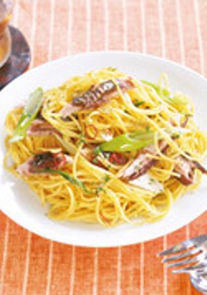 さんまのペペロンチーニ-レシピのメイン写真
