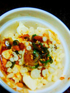 超意外な美味さ♪天かすのせピリ辛中華冷奴-レシピのメイン写真