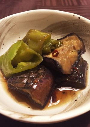 茄子と甘長唐辛子の煮物-レシピのメイン写真
