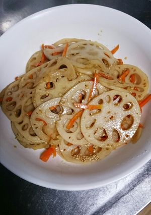 しゃきしゃきっ！蓮根きんぴら-レシピのメイン写真