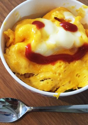離乳食にも。にこにこオムライス-レシピのメイン写真