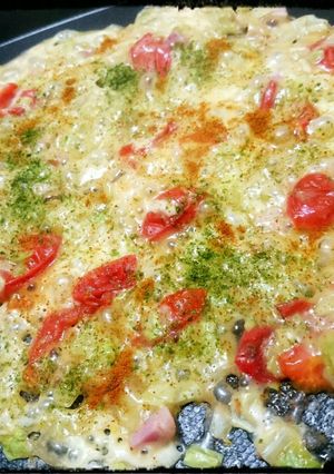 たこ焼き粉でもんじゃ～この生地美味いよ！-レシピのメイン写真