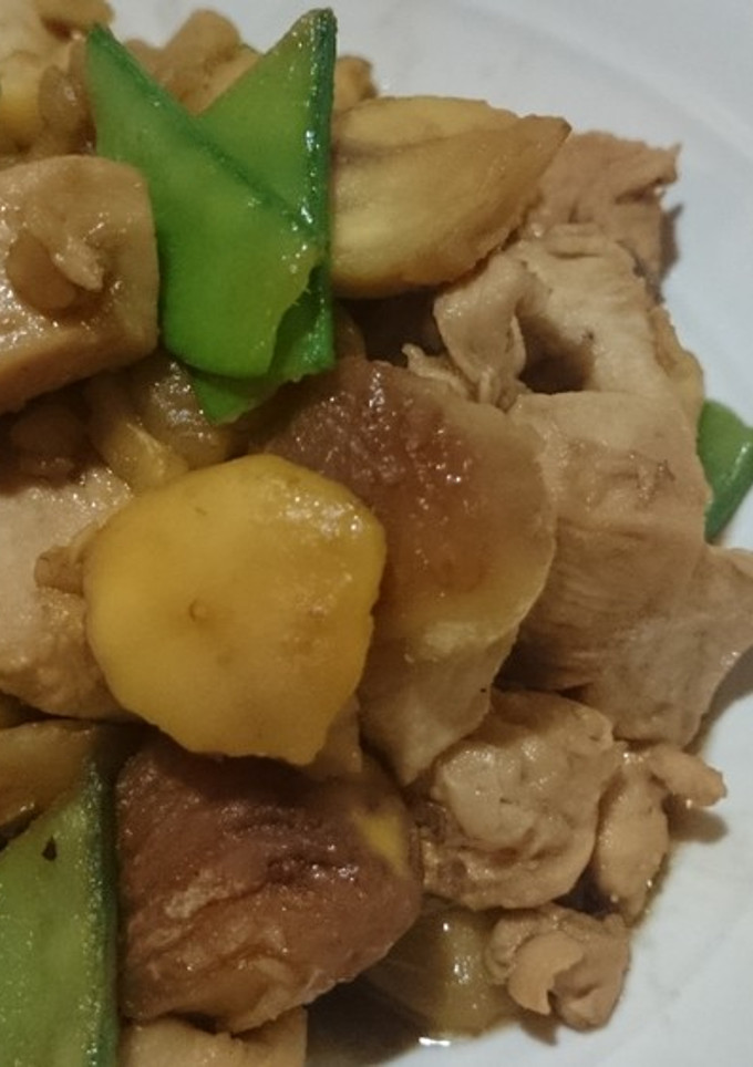 鶏肉と栗のほっこり煮♪(*^^*)-レシピのメイン写真