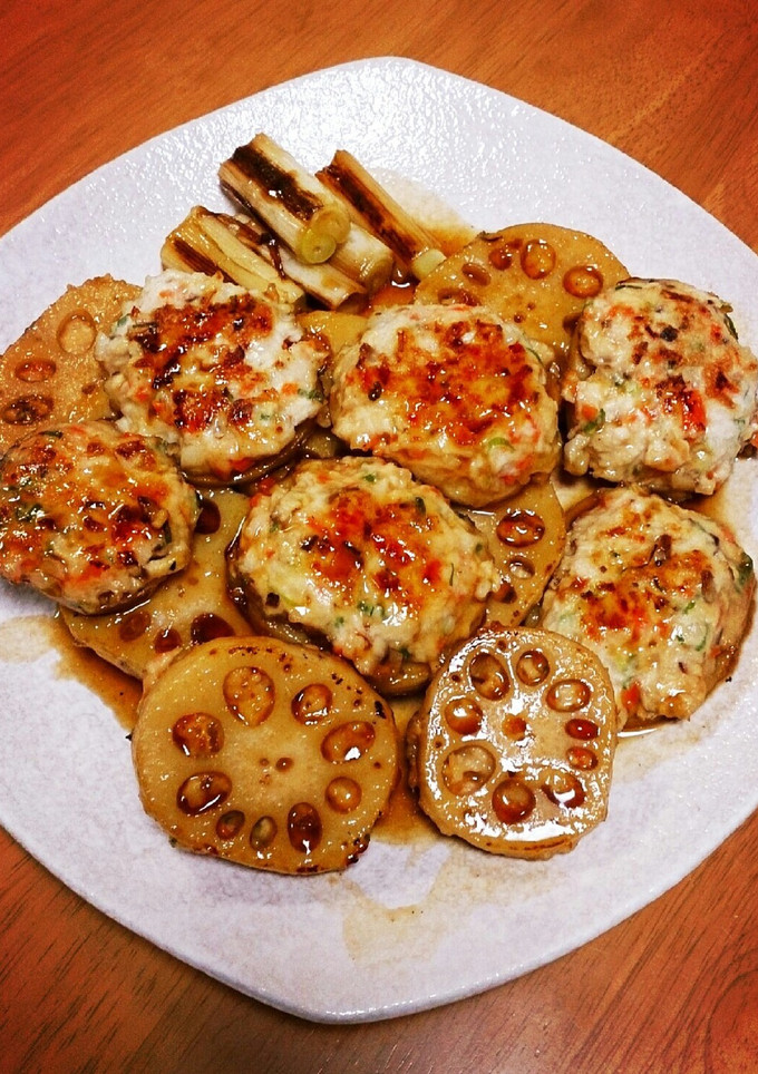 蓮根つくねの照り焼き-レシピのメイン写真
