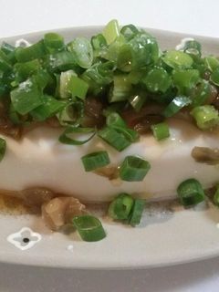 酒のお友☆ザーサイの冷奴ごま油風味-レシピのメイン写真