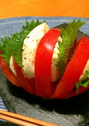 ひと味違う♪ 和風カプレーゼ-レシピのメイン写真