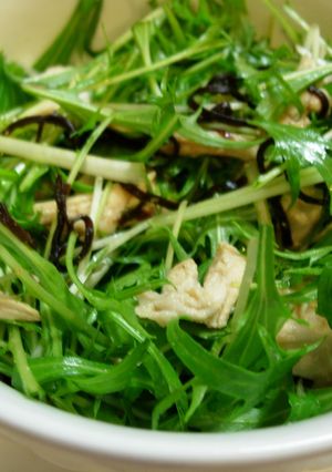フリフリ！水菜のさらだ-レシピのメイン写真
