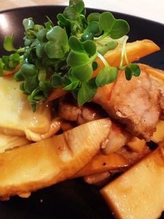 豚バラとタケノコの甘辛しょうゆ炒め-レシピのメイン写真