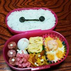 超簡単!!!!ベイマックスキャラ弁-レシピのメイン写真