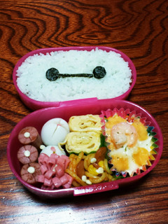 超簡単!!!!ベイマックスキャラ弁-レシピのメイン写真