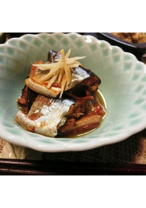 圧力鍋で骨まで柔らか☆秋刀魚の甘辛煮-レシピのメイン写真