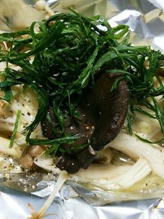 秋鮭とたっぷりきのこのホイル焼き♪-レシピのメイン写真