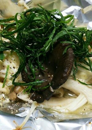 秋鮭とたっぷりきのこのホイル焼き♪-レシピのメイン写真