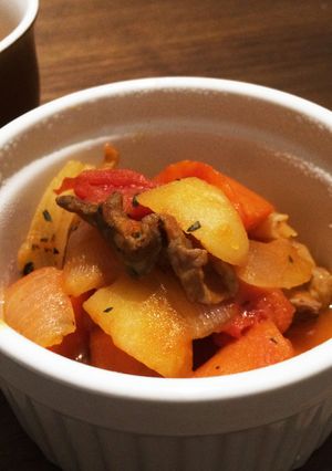 ケチャップだけで簡単洋風肉じゃが♪-レシピのメイン写真