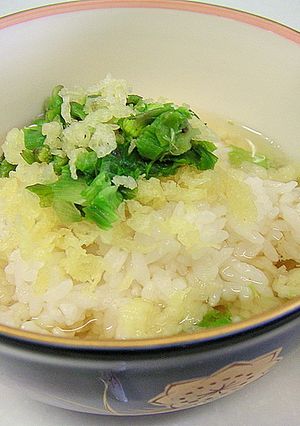 ふきのとうの天茶漬け-レシピのメイン写真