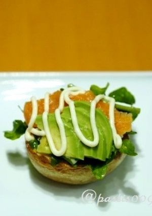 サーモンとアボカドクレソンのポテベジ♪-レシピのメイン写真