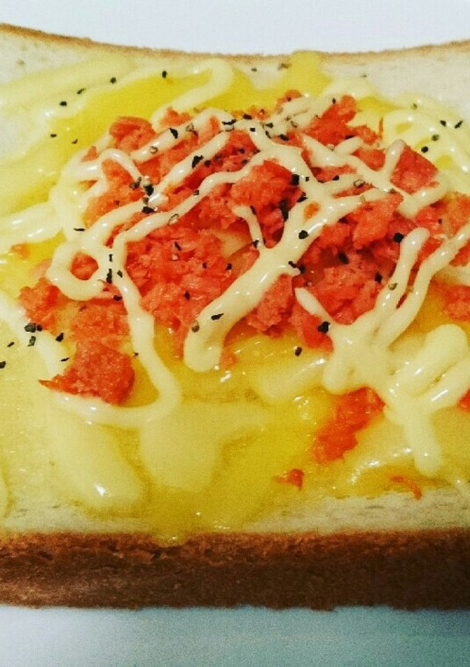 鮭とチーズとマヨネーズのトースト-レシピのメイン写真