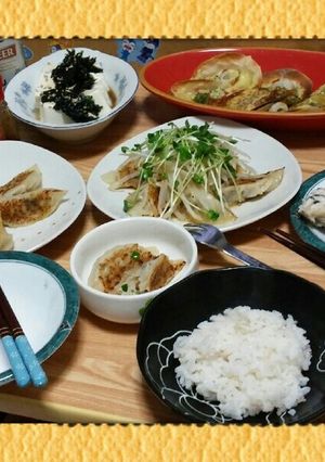 我が家のギョッギョッ餃子～っ３種類❗❗-レシピのメイン写真