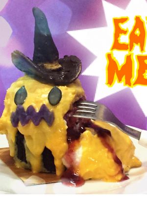 ✝ ハロウィン✝ 流血ゴーストケーキ-レシピのメイン写真