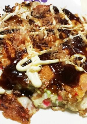 余った卵白で!失敗なしのお好み焼き-レシピのメイン写真