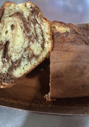 簡単！マーブルパウンドケーキの作り方-レシピのメイン写真