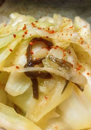 大人のためのキャベツの味噌漬け✿-レシピのメイン写真